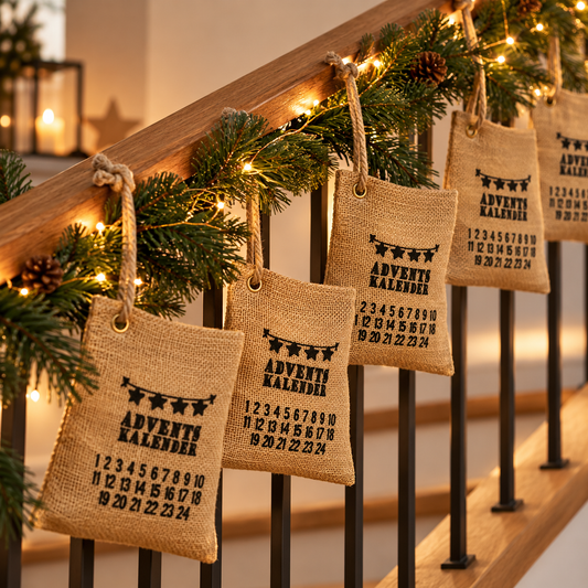 Adventskalender Jutesack zum Selbstbefüllen