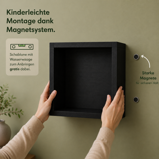 Magnetisches Regalsystem ohne Bohren - Einsteiger Set