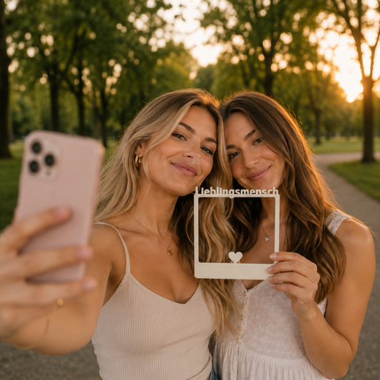 Selfie Rahmen Lieblingsmensch