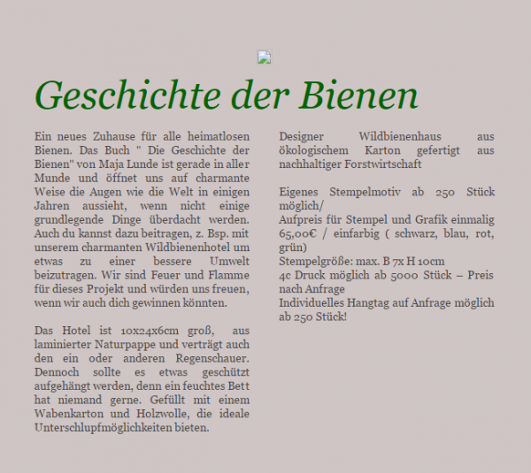 Weltbienentag – Ein Tag, der uns sehr am Herzen liegt!