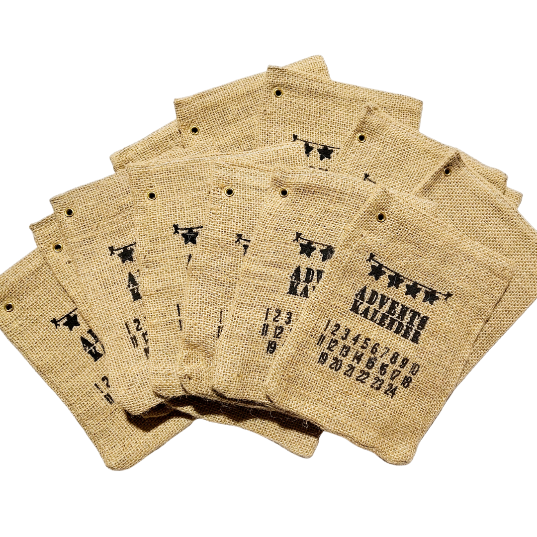 Adventskalender Jutesack zum Selbstbefüllen