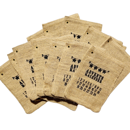 Adventskalender Jutesack zum Selbstbefüllen