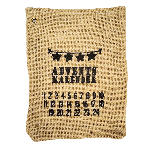 Adventskalender Jutesack zum Selbstbefüllen