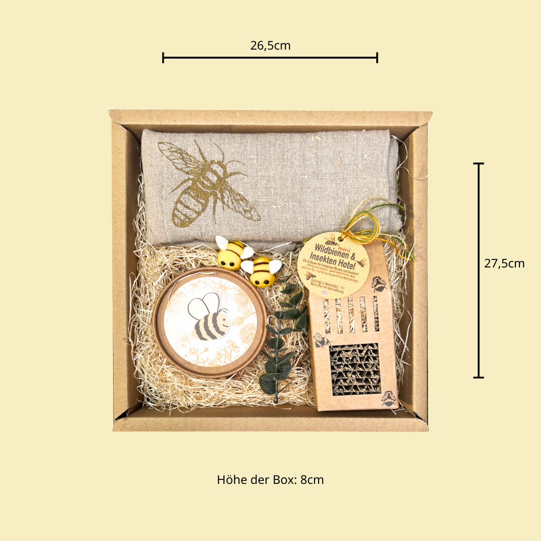Geschenkbox für Gartenliebhaber und Bienenfreunde