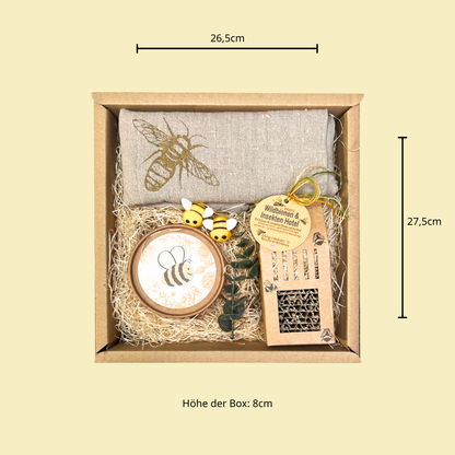Geschenkbox für Gartenliebhaber und Bienenfreunde
