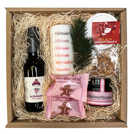 Glühwein Geschenkset – Die Geschenkbox für gemütliche Winterabende voller Wärme, Genuss &amp; Herz