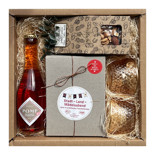 Mädelsabend Geschenk Box für die beste Freundin