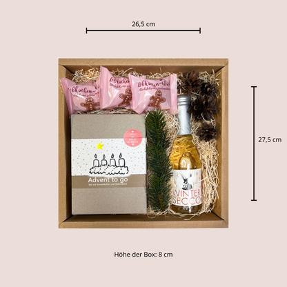 Adventszeit Geschenkbox 26 × 27 cm