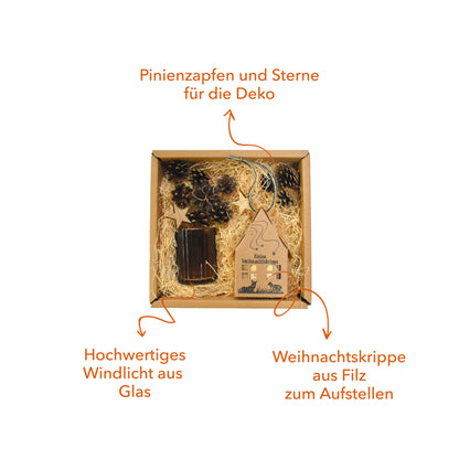 weihnachtskrippe Geschenkbox Inhalt