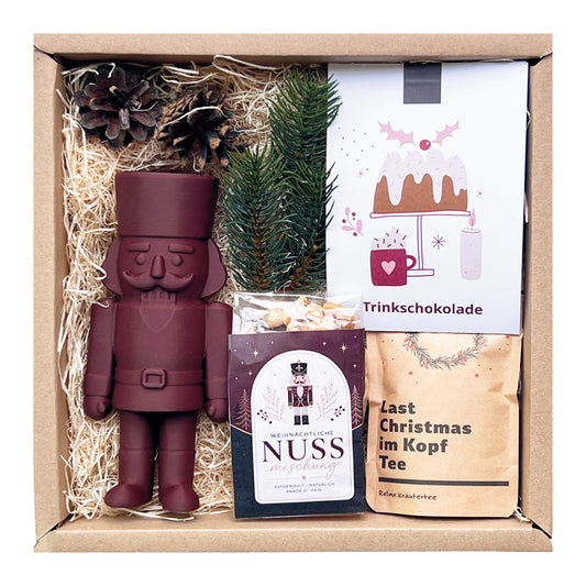 Weihnachtstischdeko Geschenkbox