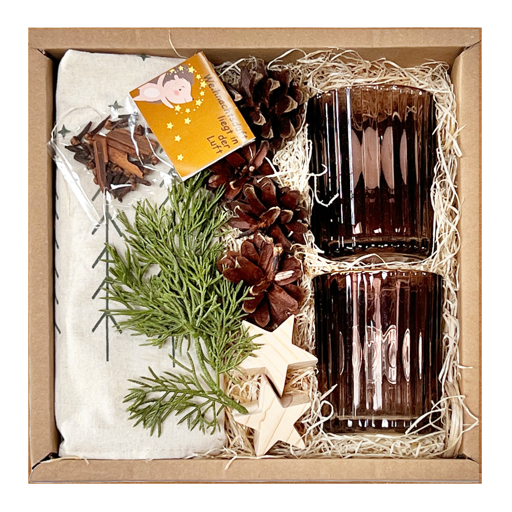 Weihnachtstischdeko Geschenkbox