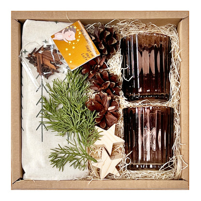 Weihnachtstischdeko Geschenkbox