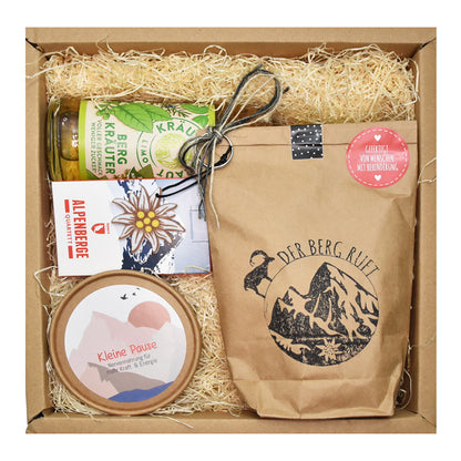 Geschenk für Wanderer: "Der Berg ruft" – Die perfekte Geschenkbox für Naturfreunde