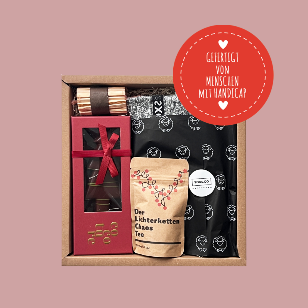 Socken Geschenkbox für Männer-
Gefertigt von Menschen mit Behinderung
