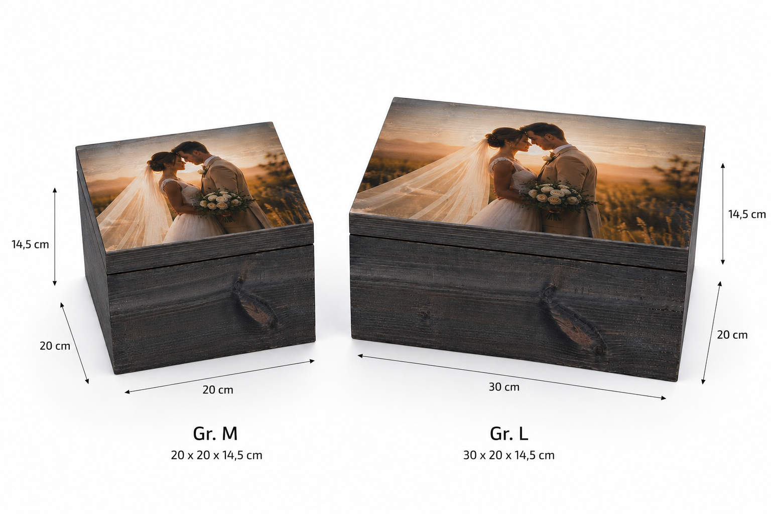 Personalisierte Erinnerungsbox