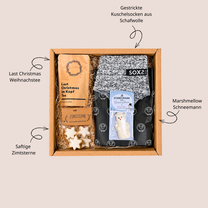 Geschenkbox mit kuscheligen Socken