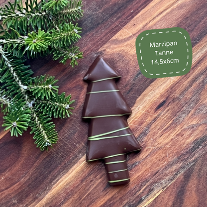 Marzipan Tanne 14,5x6cm