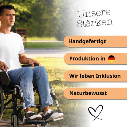 Du unterstützt soziale Projekte mit deinem Kauf- wir leben Inklusion