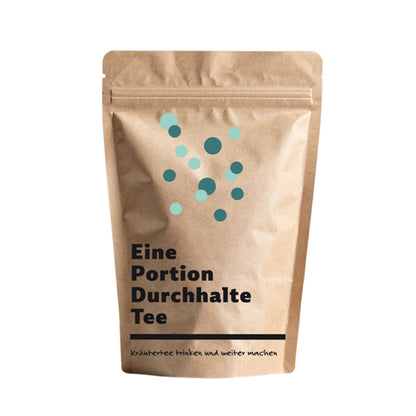 Kräutertee trinken und weiter machen