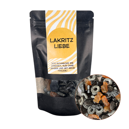 Lakritz Liebe - Lakritzmischung in Geschenktüte