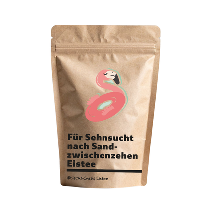 Für Sehnsucht nach Sand zwischen den Zehen Eistee