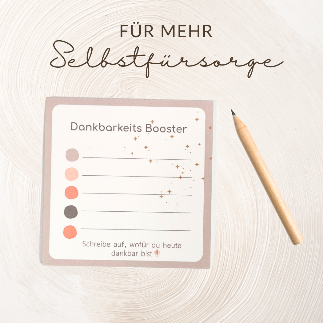Für mehr Selbstfürsorge, Dankbarkeits Booster Block Set