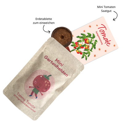 Mini Tomaten Samen und Anzuchtset für Kinder