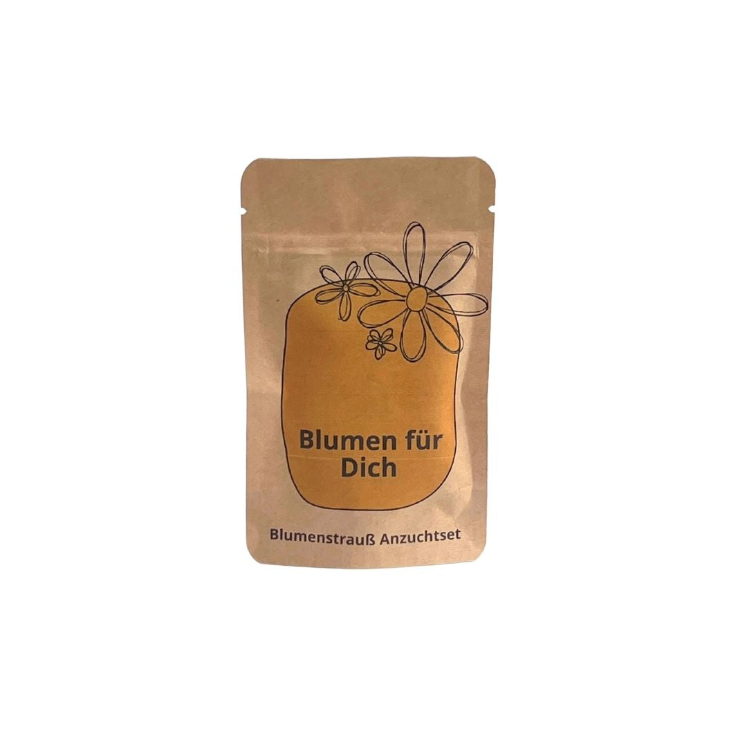 Blumen für Dich Anzuchtset, ein Blumenstrauß, der wächst