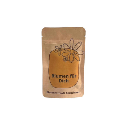 Blumen für Dich Anzuchtset, ein Blumenstrauß, der wächst