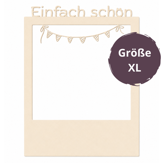 Einfach Schön - Polaroid Selfie-Rahmen XL personalisiert