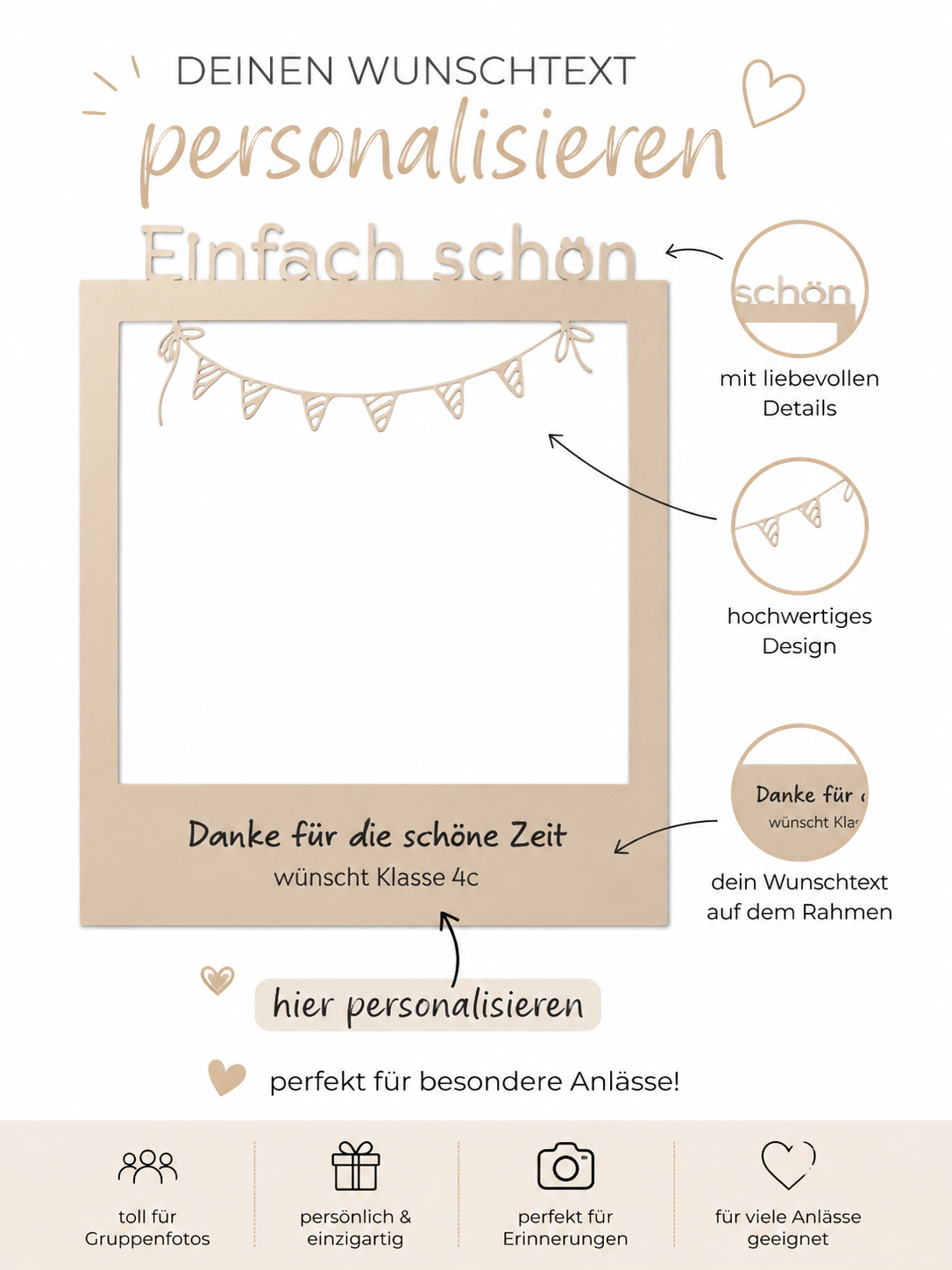 Selfie-Rahmen – Dein Moment wird zur Erinnerung