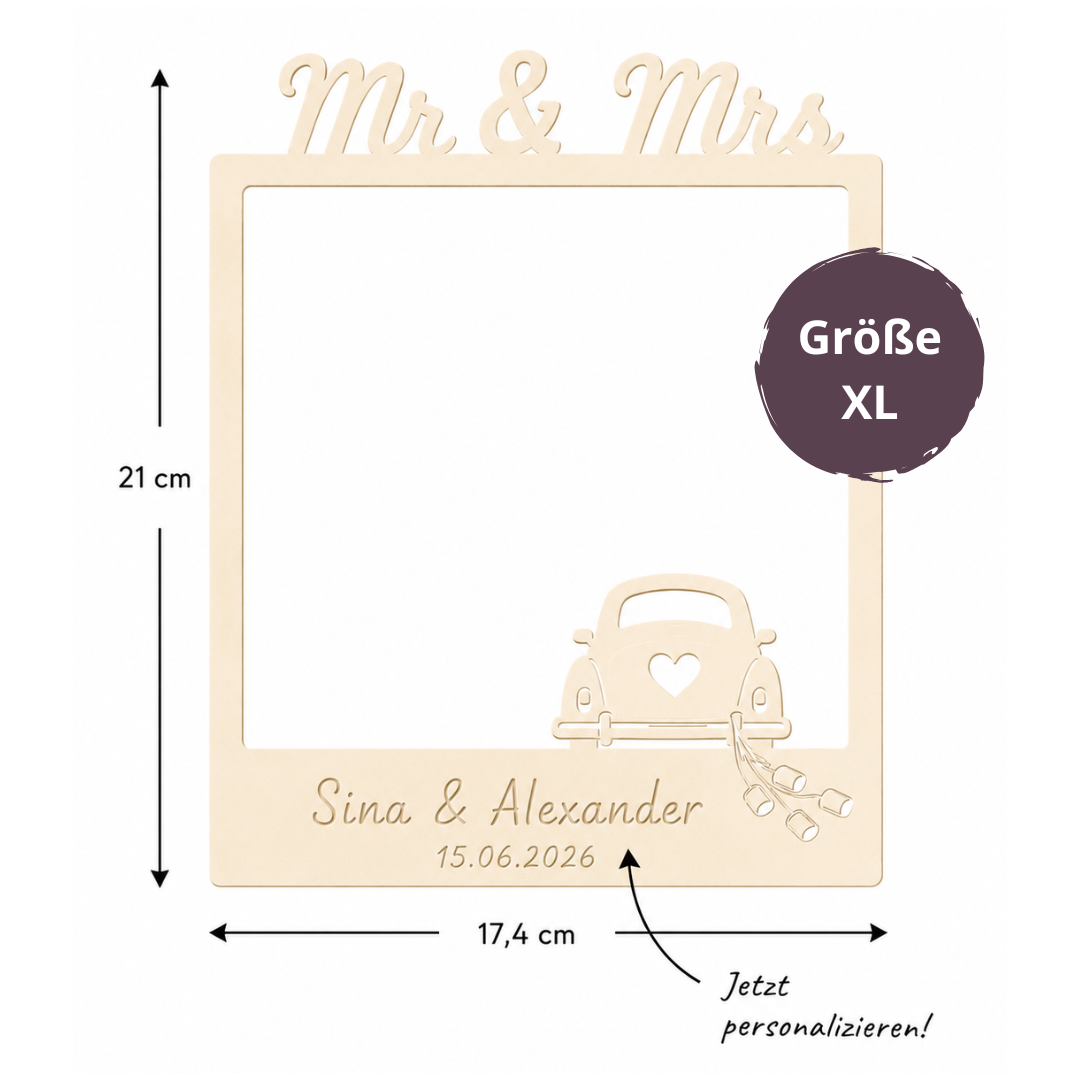 Mr und Mrs Selfie Rahmen 