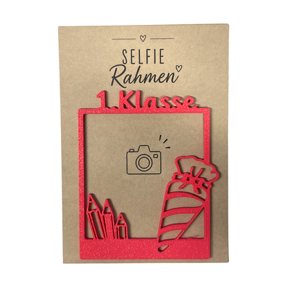 Selfie Rahmen Einschulung