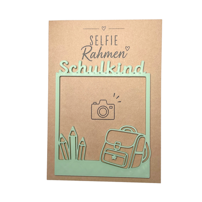 Selfie Rahmen Einschulung