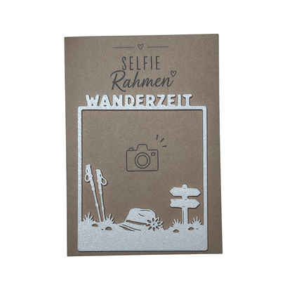 Selfie Rahmen Wandern