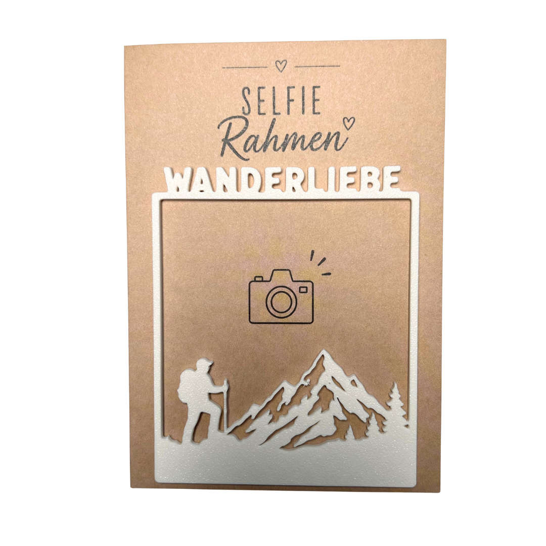 Selfie Rahmen Wandern