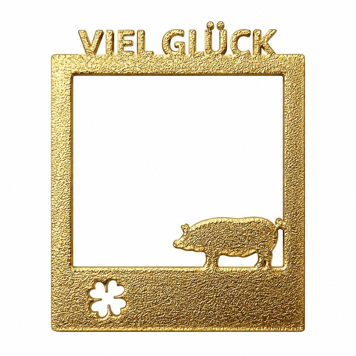 Selfie Rahmen Viel Glück Gold S – Bilder zu Silvester