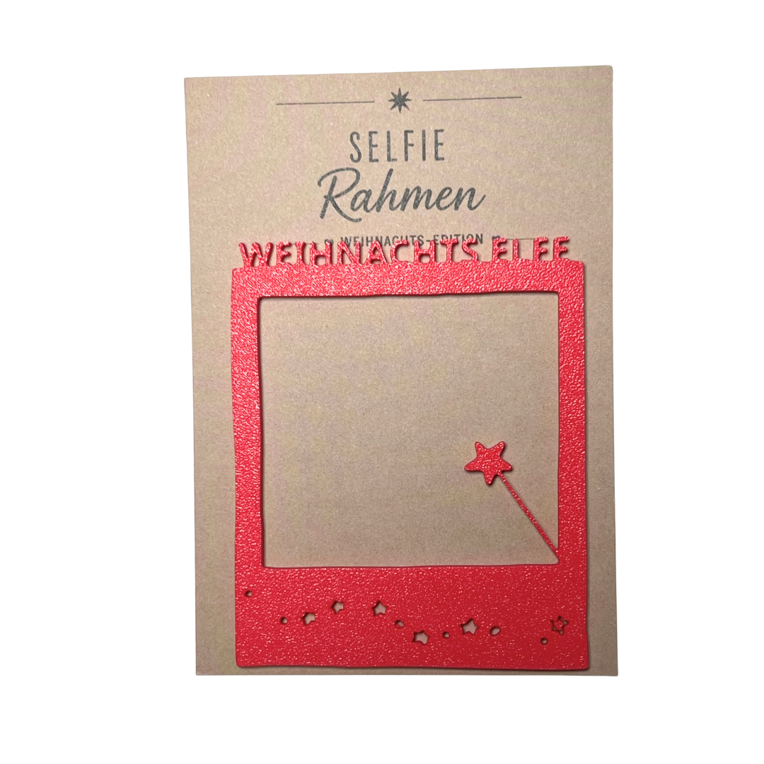 Selfie Rahmen  Weihnachtselfe