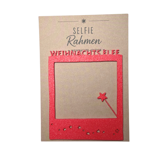 Selfie Rahmen  Weihnachtselfe
