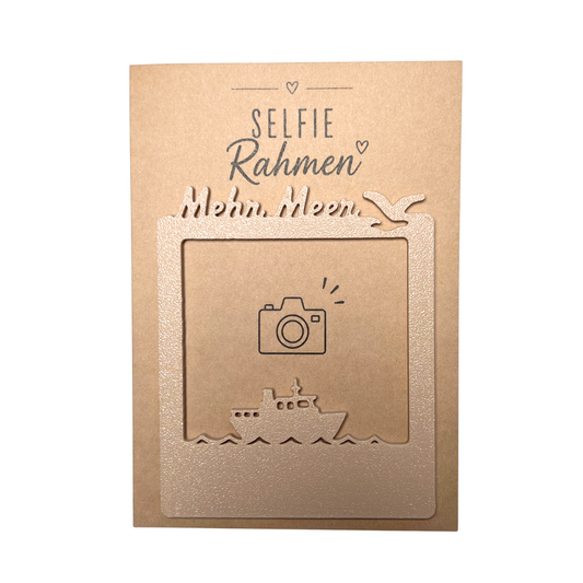 Selfie Rahmen Mehr Meer Creme