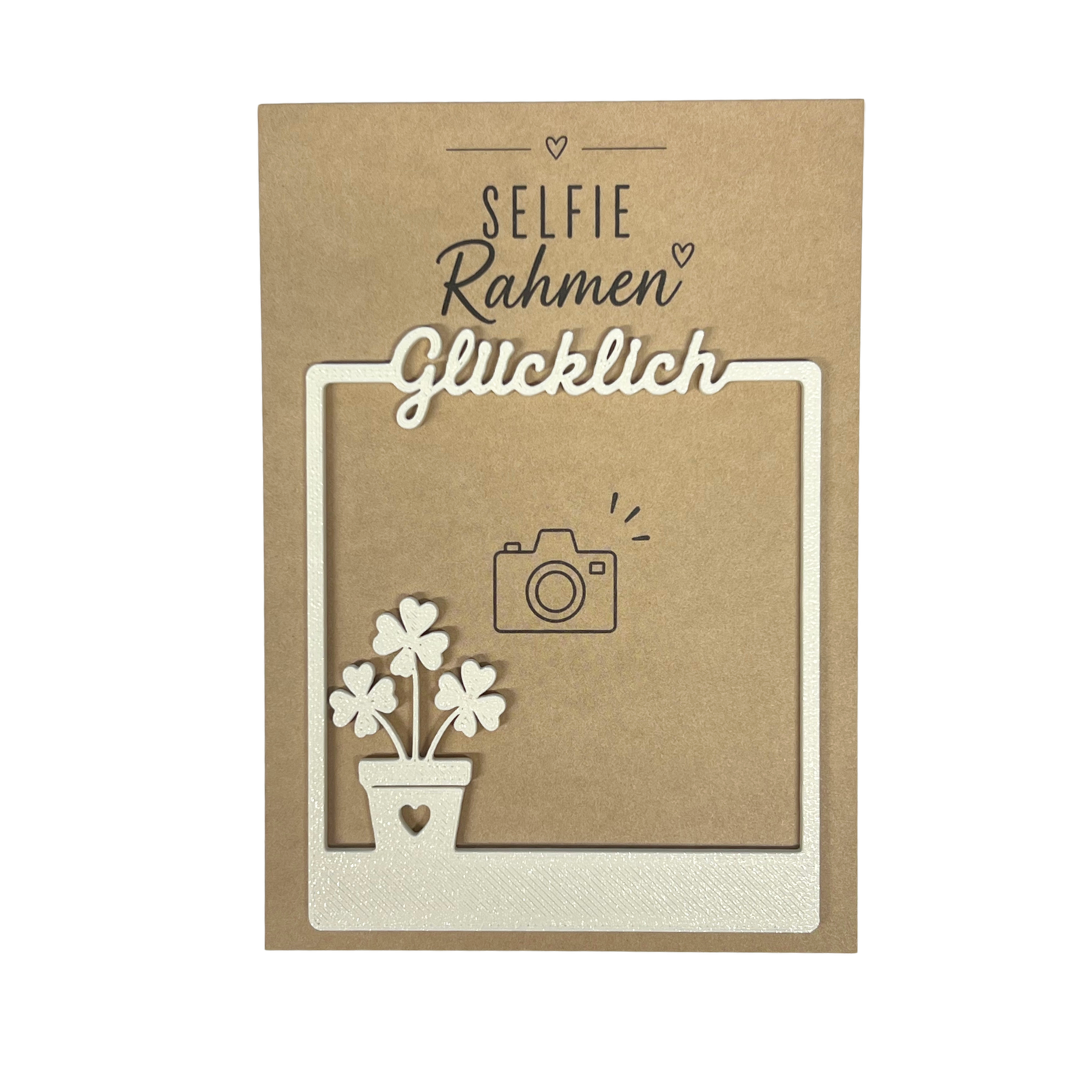 Selfie Rahmen Glücklich