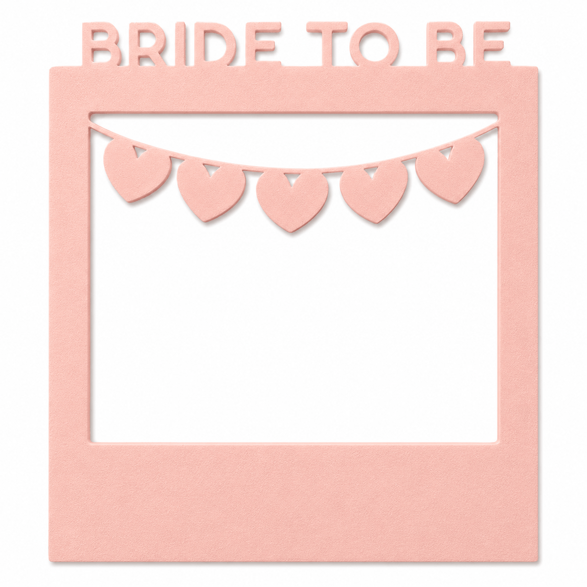 JGA Selfie Rahmen XL Bride to be
