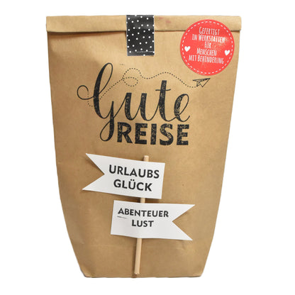Geschenk für Reiseliebhaber: Gute Reise Wundertüte