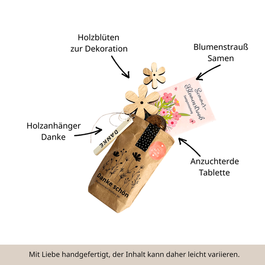 10er Set Danke Mini Wundertüte