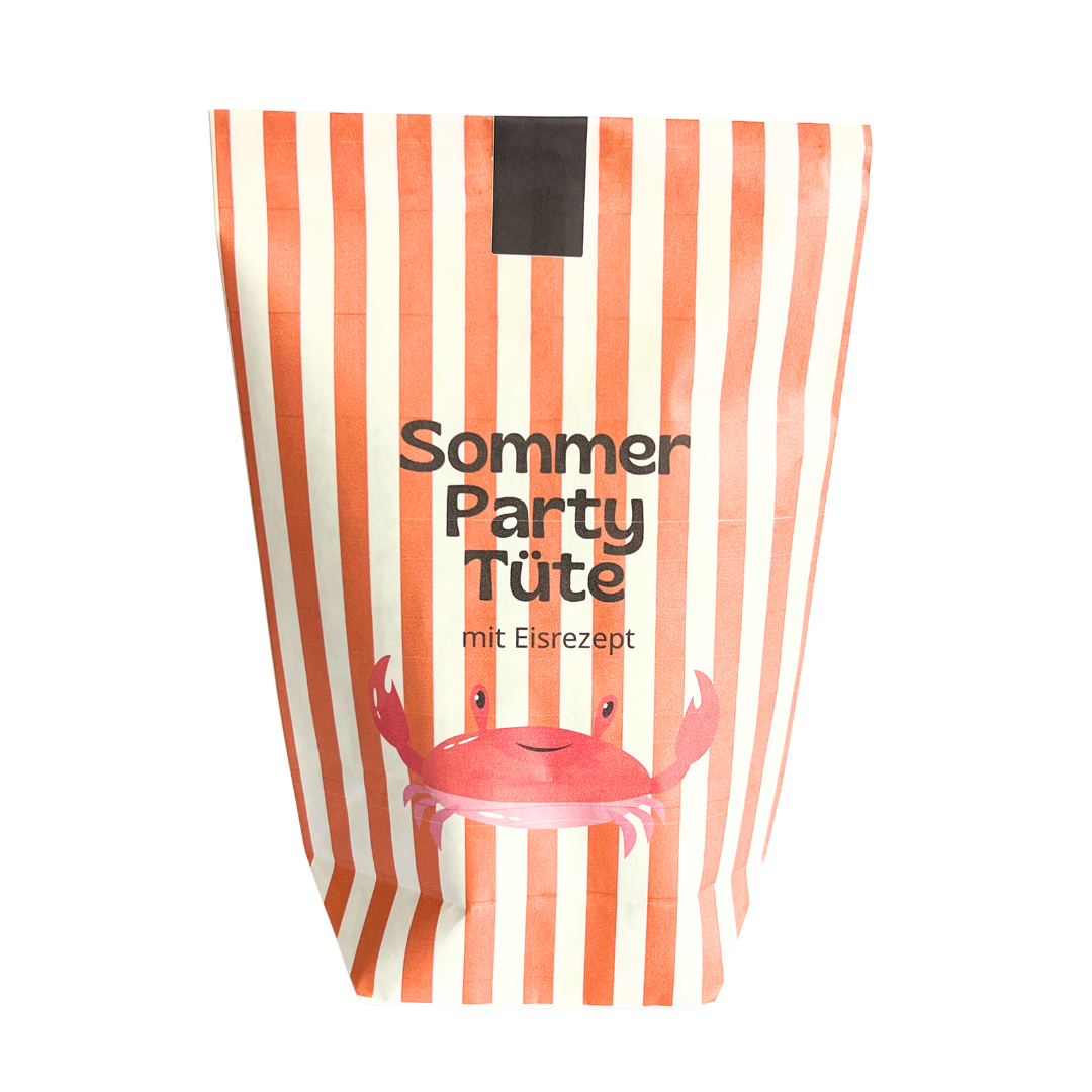 Sommerpartytüte als Dankeschön für die Einladung