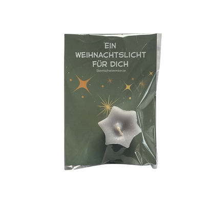 Stern Schwimmkerze