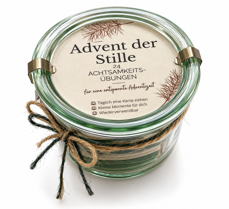Adventskalender Achtsamkeit im Weckglas