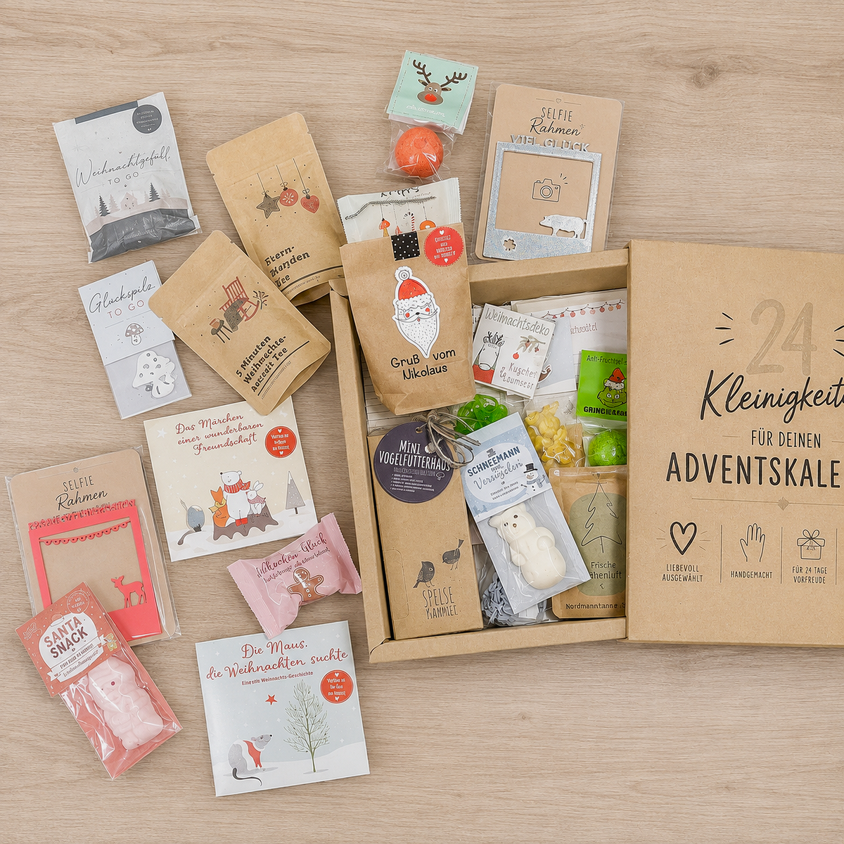 24 Kleinigkeiten für den Adventskalender