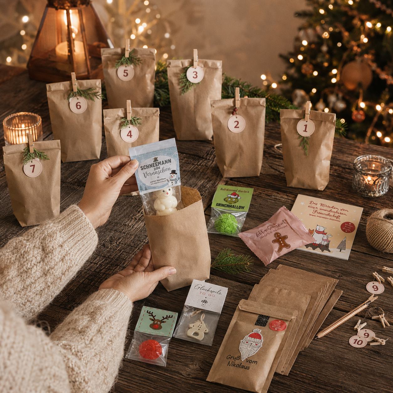 24 Kleinigkeiten für den Adventskalender