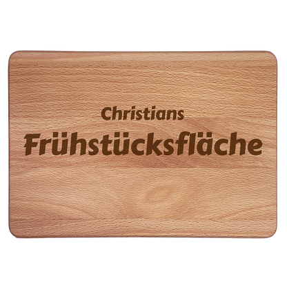Personalisierte Frühstücksbrettchen: Frühstücksfläche